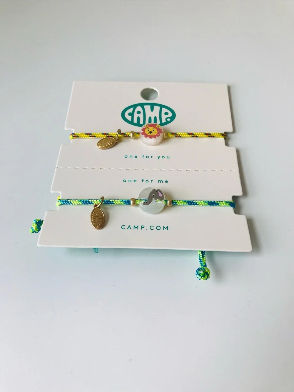 CAMP Charm Bead Braided Friendship Bracelet Set NWT